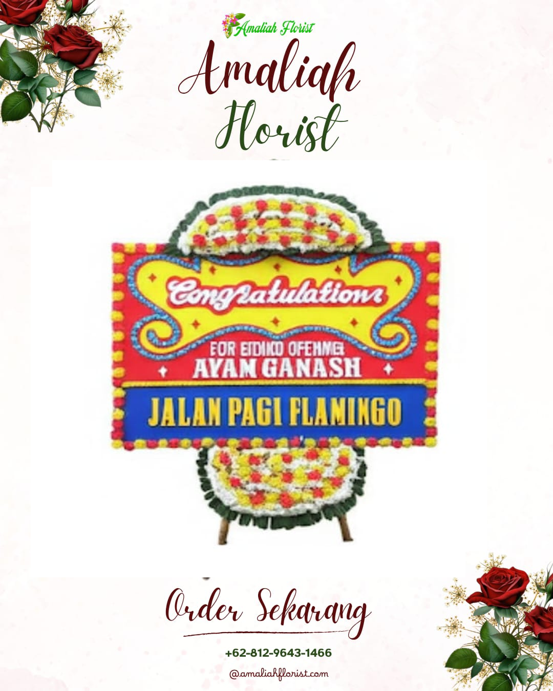 Sewa Papan Bunga Cisoka